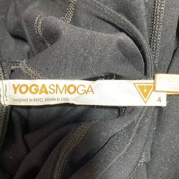 Yogosmoga Athletic Bootcut Leggings Size 4 Black - Picture 5 of 13